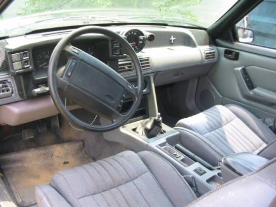87-93 Ford Mustang Hatchback 5 Manual - Blue