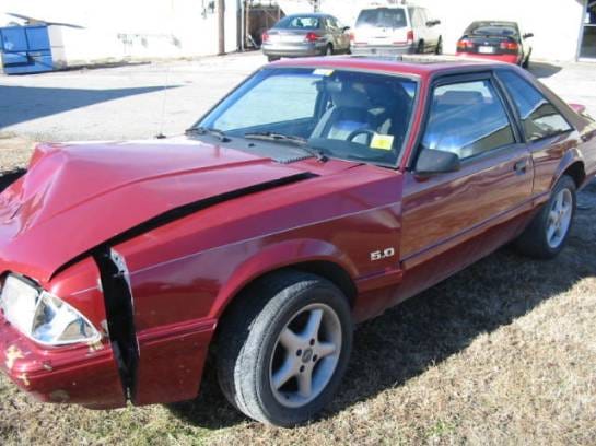 87-93 Ford Mustang Hatchback 5 Manual - Red