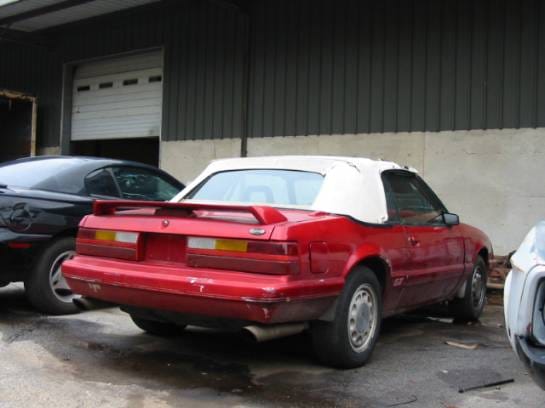 87-93 Ford Mustang Convertible 5 N/A - Red