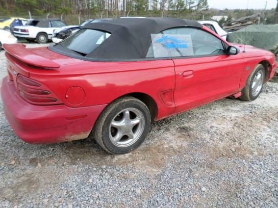 94-98 Ford Mustang Convertible 5 Automatic - Red