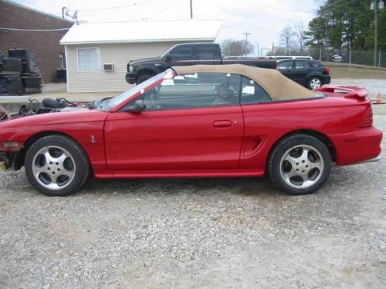 94-98 Ford Mustang Convertible 5 Manual - Red