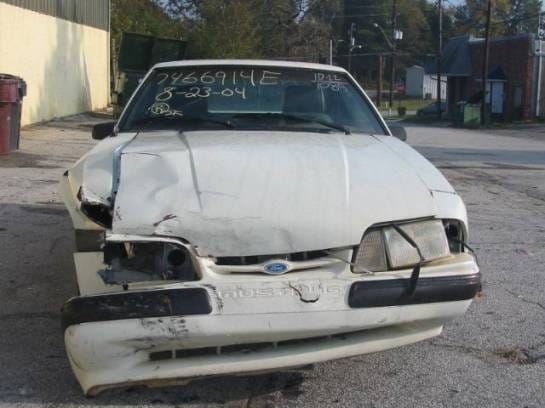 87-93 Ford Mustang Hatchback - White