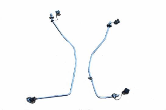 1987-1993 Mustang 5.0L Chrome Fuel Rail Hard Extension Lines