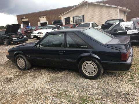 1989 Ford Mustang Hatchback Blue