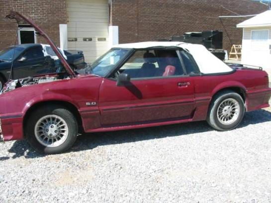 1989 Ford Mustang 5.0 HO AOD Automatic - Burgundy