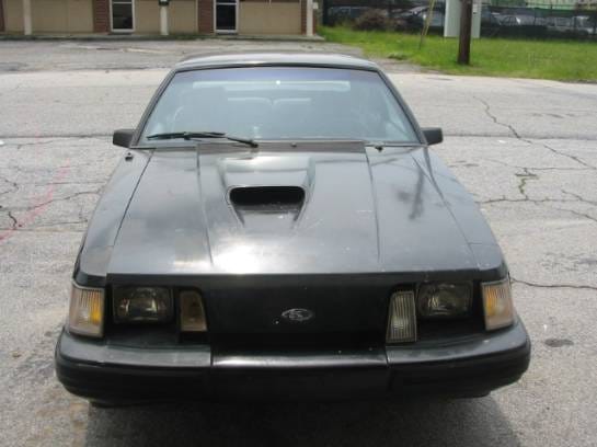 83-86 Ford Mustang SVO 2.3 Manual - Black