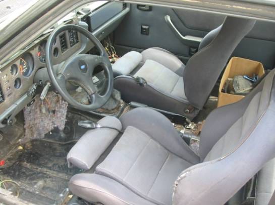 83-86 Ford Mustang SVO 2.3 Manual - Black