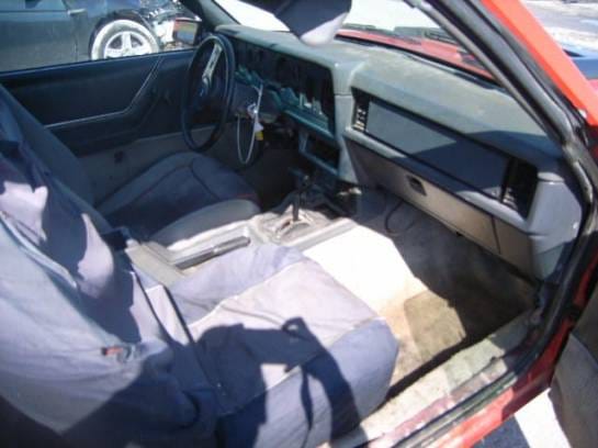 84-86 Ford Mustang Convertible 5 Automatic - Red