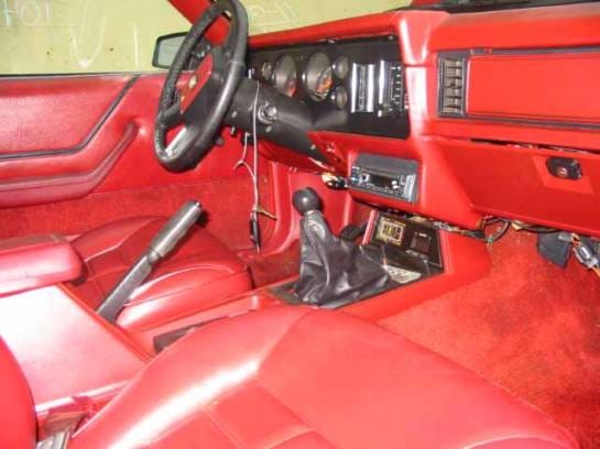 84-86 Ford Mustang Convertible 5 manual - red