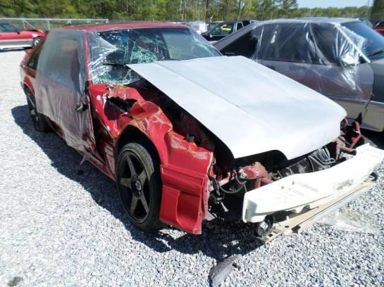 87-93 Ford Mustang Hatchback 5 Automatic - Red