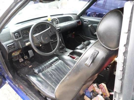 87-93 Ford Mustang Convertible 5 Manual - Blue