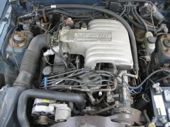 87-93 Ford Mustang Hatchback 5 Manual - Blue