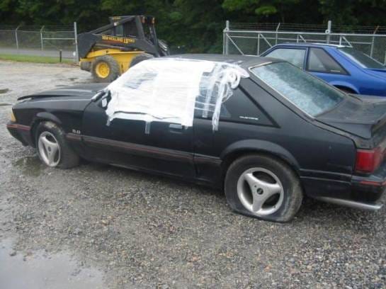 87-93 Ford Mustang Hatchback 5 Manual - Black
