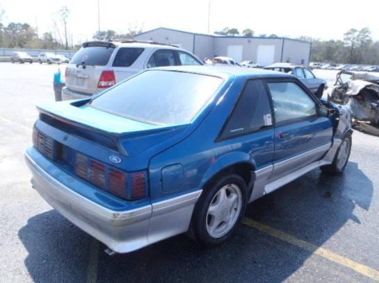 87-93 Ford Mustang Hatchback 5 Manual - Blue