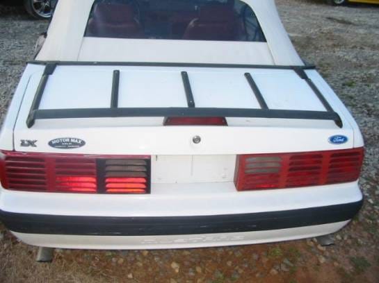 87-93 Ford Mustang Convertible 5 Manual - White