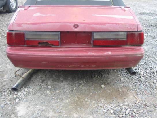 87-93 Ford Mustang Convertible 5 Automatic - Red