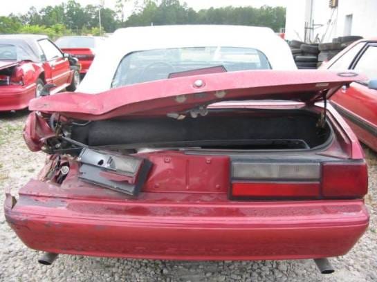 87-93 Ford Mustang Convertible 5 Automatic - Red