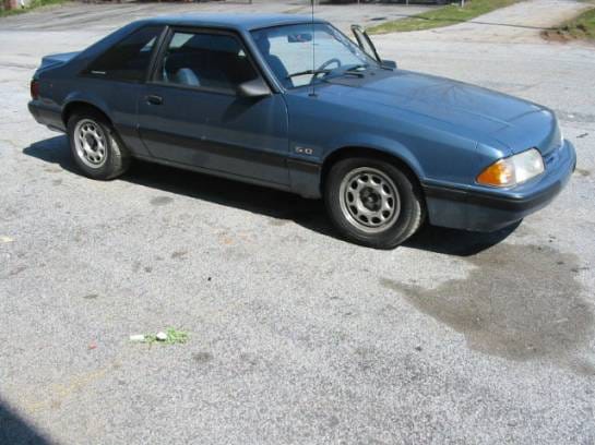 87-93 Ford Mustang Hatchback 5 Manual - Blue
