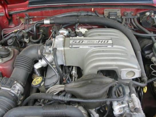 87-93 Ford Mustang Convertible 5 Automatic - Red