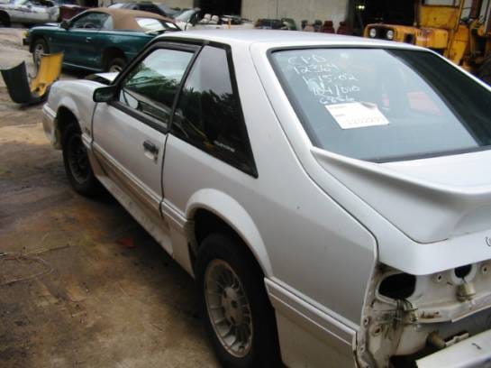 87-93 Ford Mustang Hatchback 5 Manual - White