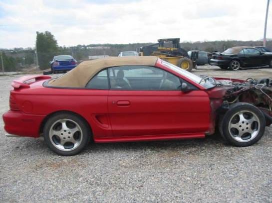 94-98 Ford Mustang Convertible 5 Manual - Red