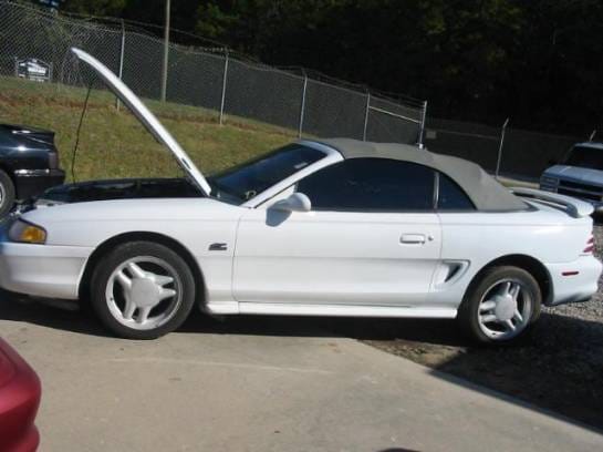94-98 Ford Mustang Convertible 5 Manual - White