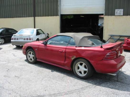 94-98 Ford Mustang Convertible 5 Automatic - Red