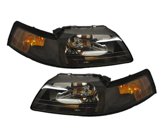 1999-2004 Black Housing Headlights *NEW*