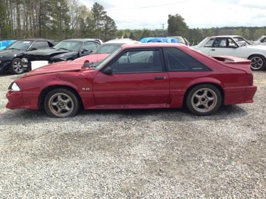 1988 Ford Mustang GT Red