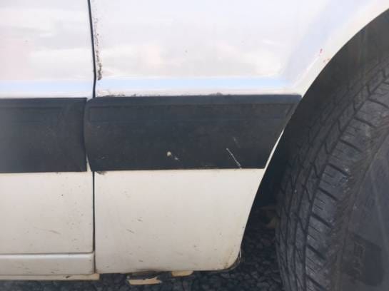 1987-1993 LX Front Right Side Rear Molding