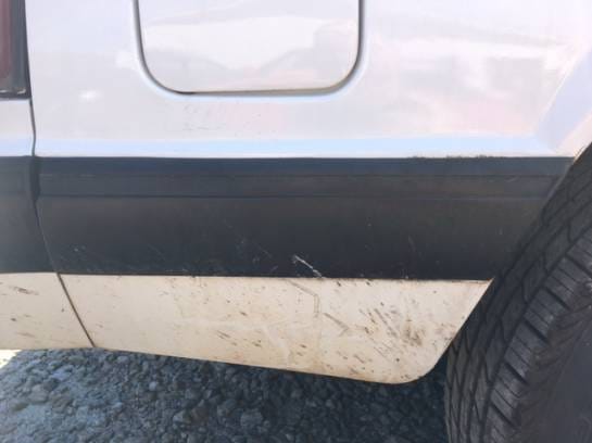 1987-1993 LX Right Side Quarter Molding Rear