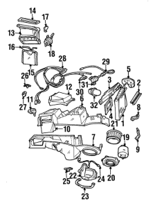 1994-1998 - A/C Heating