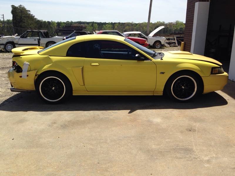 2002 Ford Mustang GT Yellow