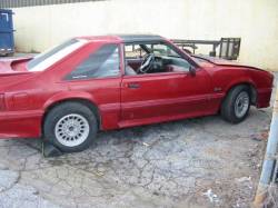 1987 Ford Mustang 5.0 AOD Automatic - Red
