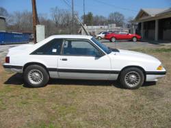 1989 Ford Mustang 4 cyl 5 speed - White