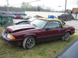 1989 Ford Mustang 4-cyl AOD E - Burgundy