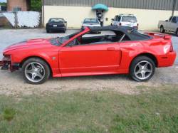 1999 Ford Mustang Convertible 4.6 SOHC 4R7W Manual Transmission- Red