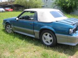 1990 Ford Mustang 5.0 Automatic AOD - Teal & Silver