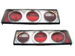 1987-1993 Chrome Housing Tail Lights 2pc Set