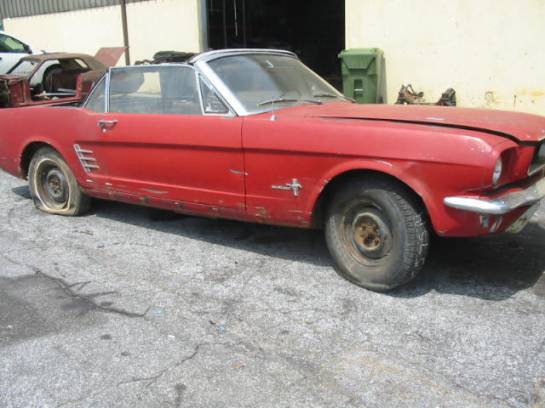 1965 Ford Mustang 6-Cyl - Red - Image 1