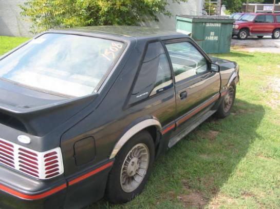 1987 Ford Mustang 5.0 HO Automatic - Black - Image 1