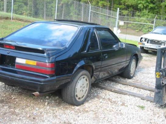 1986 Ford Mustang 2.3 L 5 speed - Black - Image 1