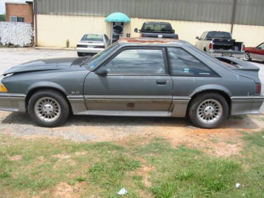 1988 Ford Mustang 5.0 T-5 - Gray & Silver - Image 1