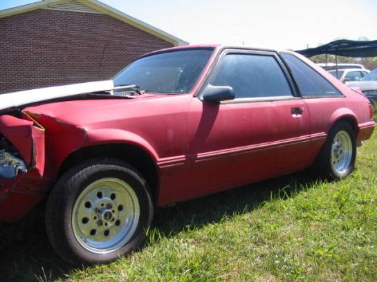 1989 Ford Mustang 5.0 HO Automatic - Red - Image 1
