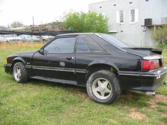1989 Ford Mustang 5.0 5 Speed - Black - Image 1