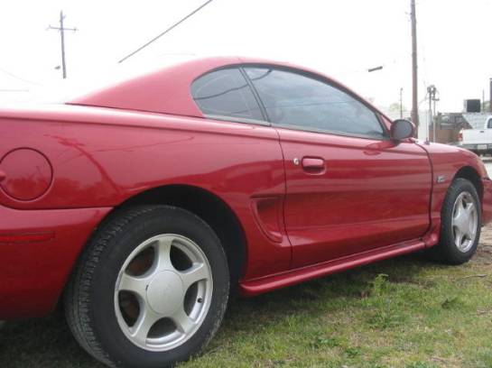 1995 Ford Mustang 5.0 HO Automatic - Red - Image 1