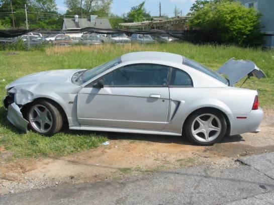 2000 Ford Mustang 4.6 5-SPEED- Silver - Image 1