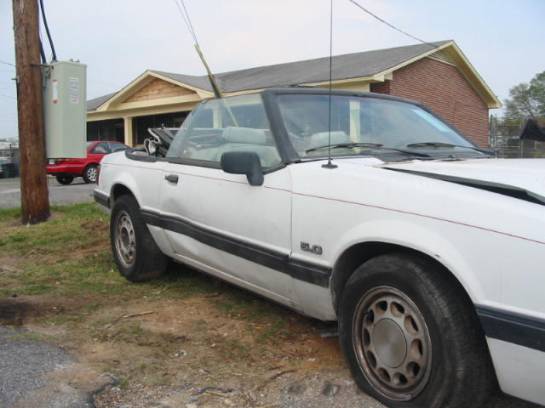 1990 Ford Mustang 5.0 HO Automatic - White - Image 1