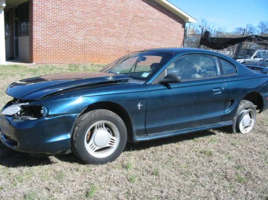 1995 Ford Mustang V-6 Automatic - Green - Image 1
