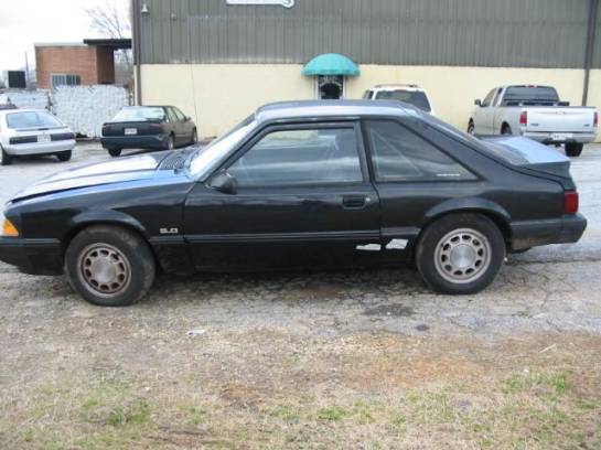 1990 Ford Mustang 5.0 T-5 5 Speed - Black - Image 1